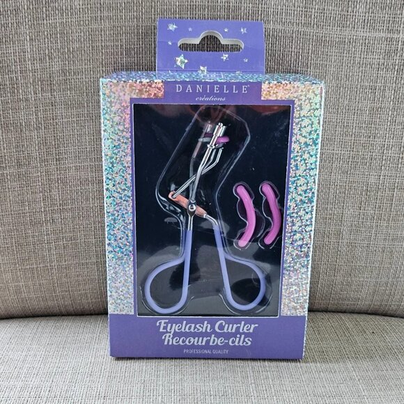 Danielle Eyelashes Curler Recourbe-cils Include 2 refills Pads Soft Touch Finish - Picture 1 of 7